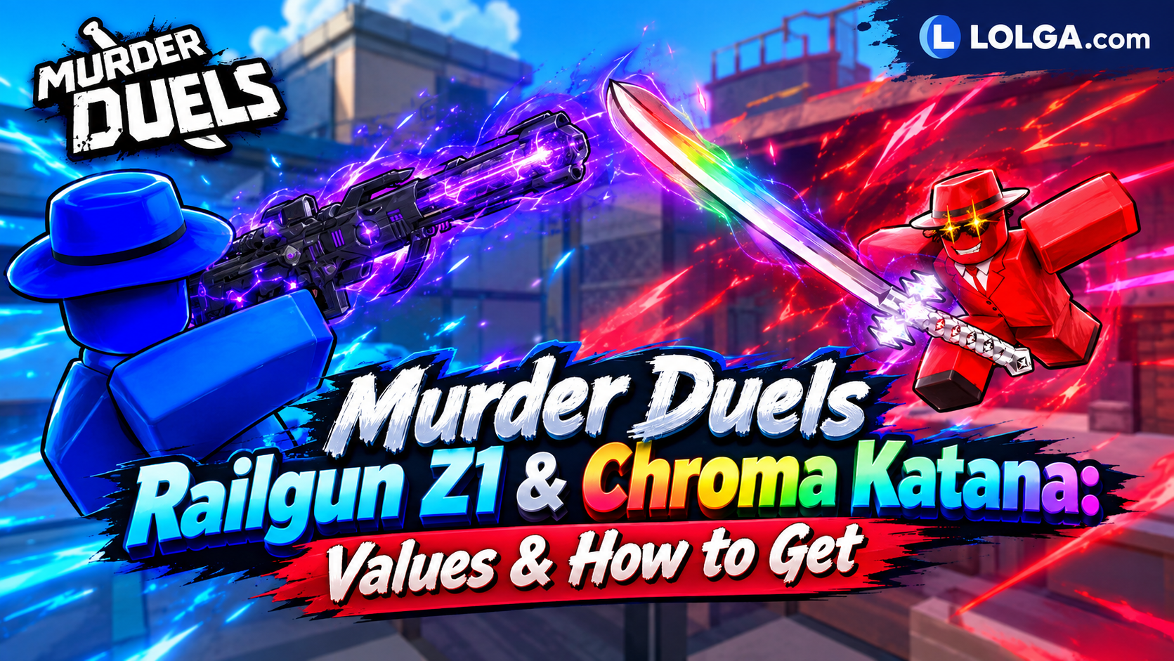 Murder Duels Railgun Z1 & Chroma Katana: Values & How to Get